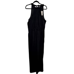 NWT A New Day Black Halter One Piece Jumpsuit XL